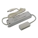 Elektronische transformator LED 24/80W 12-voudig, wit