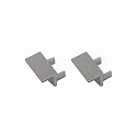 Eindkap FOR 9MM MILLED-IN PROFILE + 4MM STRIPS mechanisch, rvs