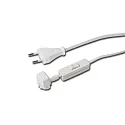 Accessories for SlimLite CS LED - CS 43/1800 Mains connection cable with Europlug + switch 180cm