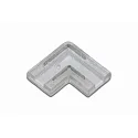 Hoekverbinder CORNER CLIP 90° - FOR 10MM LED STRIPS, transparant