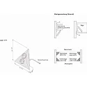 Hera Hoekverbinder CORNER CLIP 90° - FOR 10MM LED STRIPS, transparant