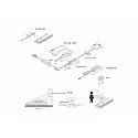 Hera Bewegingsmelder PIR 2S MINI - FOR LED 24V PLUG LUMINAIRES ingebouwde versie, met aansluitdoos, met stekker, 11-voudig, wit