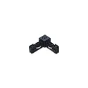 Accessory for LED Track 24V tracks - corner connector 90°, black