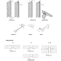 Hera Schlitzschiene PS Mini B for shelfboards, 200cm, anodised alu, with invisible 24V DC current conduction