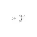Hera Rubber FOAM RUBBER set van 10, zwart