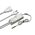Schakelaar 400W EBS 4 D met stekker, wit mat