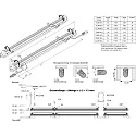 Hera LED long field linear luminaire SlimLite® CS LED HO+, 180° rotatable, 89.5cm, dimmable (1-10V), 18W 3000K