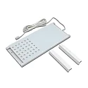Onderbouwarmatuur LED L-PAD plat, met stekker, dimbaar IP20, aluminium, transparant dimbaar 7,5W 480lm 3000K CRI 90-100