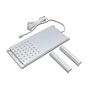 Onderbouwarmatuur LED L-PAD plat, met stekker, dimbaar IP20, aluminium, transparant dimbaar 7,5W 480lm 3000K CRI 90-100
