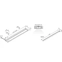 Onderbouwarmatuur LED TOP-STICK FIR met sensor, met stekker, met verlichting IP20, aluminium, opaal dimbaar 17