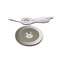 Inbouwarmatuur AR 78-LED rond, stijf, met stekker IP20, rvs, transparant dimbaar 7,5W 450lm 4000K CRI 90-100