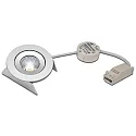 Inbouwarmatuur SR 68-LED draaibaar, set van 1, UGR < 19 IP44, chroom, transparant dimbaar 7,5W 800lm 2700K CRI 90-100