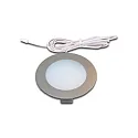 Recessed LED panel luminaire FR 78-LED, IP44, LED24 connection, CRi>90, 4W 3000K 270lm 110°, matt chrome