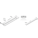 Hera Onderbouwarmatuur DYNAMIC LED TOP-STICK FK plat, Tunable White IP20, aluminium, opaal dimbaar 13