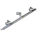 Adjustable LED 2-Link SPOT, 3-flame, for LED 2-Link profiles, 30cm, CRi>90, 3x 1.5W 3000K 80lm 38°, anodised alu