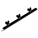 Railspots LED 2-LINK SPOT 3-vlams, draaibaar IP20, mat, gesatineerd, zwart dimbaar