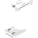Hera LED area lightbar LED 2-Link FLOOD, 90cm, for LED 2-Link profiles, CRi>95, 16.1W 3000K 930lm 120°, anodised alu