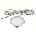 HV LED panel luminaire FR 68-LED, recessed/surface mount, IP20, 230V HVLCS, 3W 3000K 200lm 110°, matt chrome