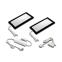 Onderbouwarmatuur LED SKY dimbaar, bedienbaar met gebaren IP20, zwart dimbaar 12W 390lm 3000K 110° 110° CRI 80-89 21cm