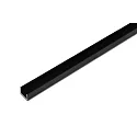 Surface mount LED profile 15/13mm for covering profile 15mm, length 100cm, black