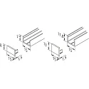 Opbouwprofiel PROFILE 15/8, zwart