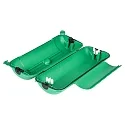 HEITRONIC Aansluitdoos OUTDOOR MAX 2-voudig, groen