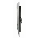 HEITRONIC Wand- en plafondarmatuur TOULOUSE groot, hoekig IP44, gepoedercoat, zilver mat dimbaar