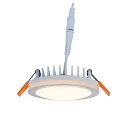 Downlight AURORA ingebouwde versie, incl. chauffeur, zijdelingse straling IP20, wit 
