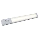HEITRONIC Cabinet luminaire BONN, LED, warm white, with 2 sockets, 15W