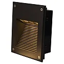 HEITRONIC Wandinbouwarmatuur DORA down IP65, grafiet 