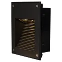 HEITRONIC Wandinbouwarmatuur DORA down IP65, grafiet 