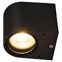 HEITRONIC Wandarmatuur voor buitenshuis ABAJO down, rond GU10 IP44, grafiet 