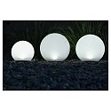 HEITRONIC Globe licht op zonne-energie BOULE Ø 30CM met schakelaar, met sensor, met batterij IP44, opaalwit 