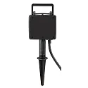 2-way energy distributor DUBAI with 1,5m connecting cable and plug, with remote control