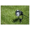 HEITRONIC Lamp met grondpen YUYAO roteerbaar, met stekker, kantelbaar GU10 IP65, zwart 