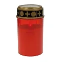 HEITRONIC Lichtobject LED CANDLE cilindrisch IP44, rood 