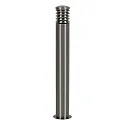 Staande armatuur voor buiten CALYPSO cilindrisch, lang E27 IP44, rvs, mat dimbaar