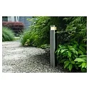 HEITRONIC Staande armatuur voor buiten ARUBA 600MM cilindrisch, zijdelingse straling E27 IP44, rvs dimbaar