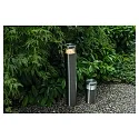 HEITRONIC Staande armatuur voor buiten ARUBA 600MM cilindrisch, zijdelingse straling E27 IP44, rvs dimbaar