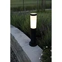 HEITRONIC Sokkelarmatuur LARISA E27 IP44, rvs, helder dimbaar