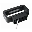 HEITRONIC Wandarmatuur voor buitenshuis JUNO IP54, antraciet 