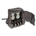 HEITRONIC Contactdooszuil WOODBLOCK 4-voudig, bruin