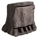HEITRONIC Contactdooszuil WOODBLOCK 4-voudig, bruin