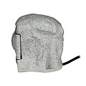 HEITRONIC Contactdooszuil PIEDRA 2-voudig, grijs