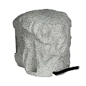 Contactdooszuil PIEDRA 4-voudig, grijs