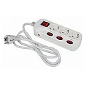 HEITRONIC Stopcontact 3-voudig, wit