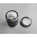 HEITRONIC LED Ceiling luminaire NEGRO Outdoor luminaire, 50°, 10W, 3000K, 750lm, IP65 anthracite