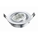 Downlight DL7801 rond GU5.3 und GU10 IP20, aluminium geborsteld dimbaar