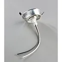 Downlight DL7801 rond GU5.3 und GU10 IP20, aluminium geborsteld dimbaar
