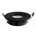 HEITRONIC Downlight DL7801 rond, draaibaar GU5.3 und GU10 IP20, zwart dimbaar